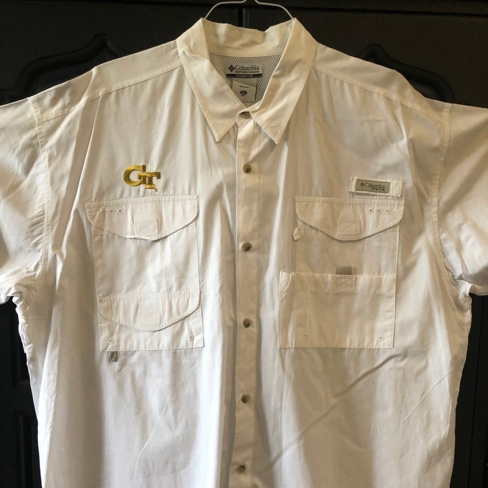 Georgia Tech Columbia PFG Short Sleeve Shirt